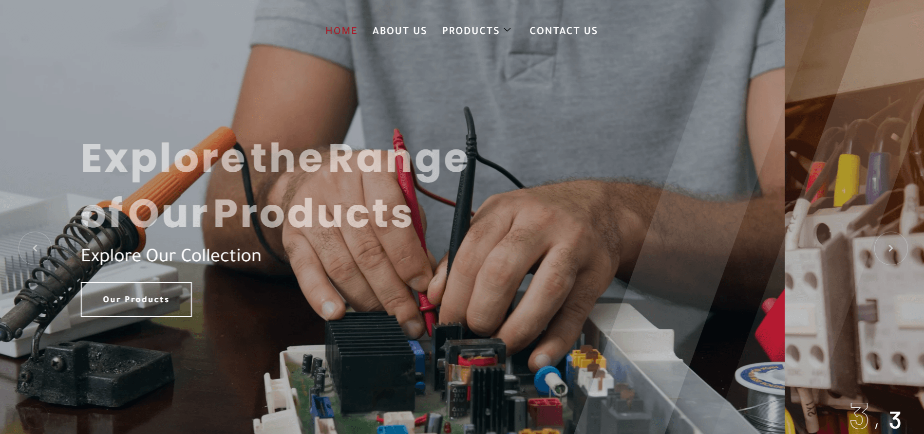 Electrical Trading Portfolio Website